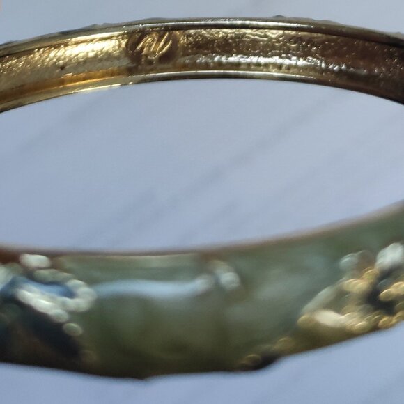 VINTAGE JIU LONG XING ENAMELED BRACELET .Very Good Condition. - Picture 4 of 6